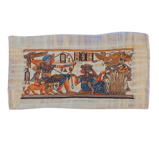 Papyrus Art - Hunter Gatherer 12" x 16"