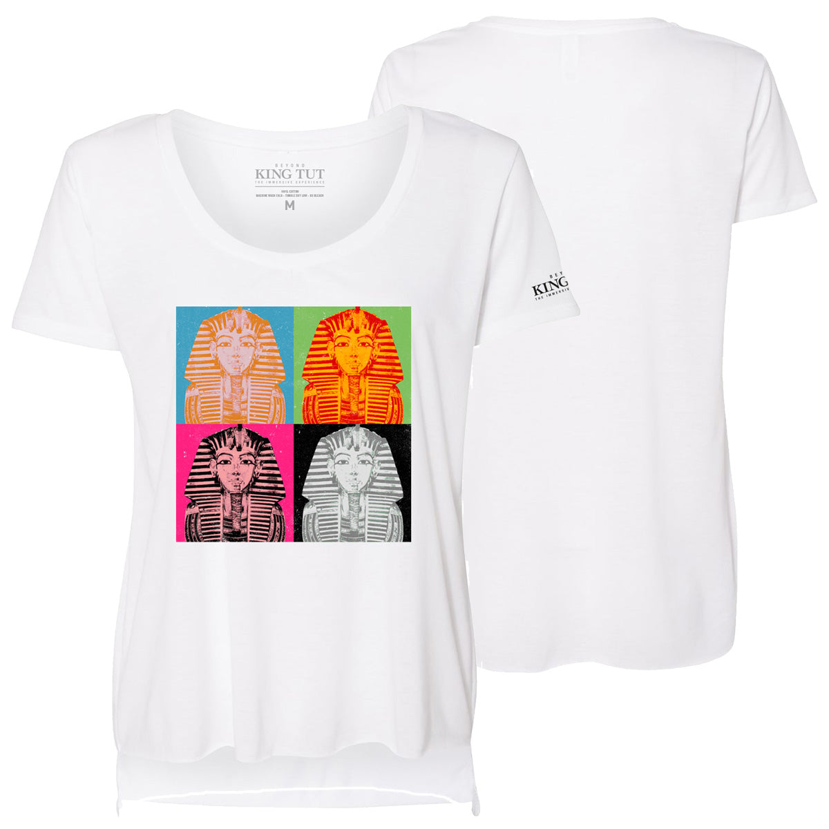 Ladies Pop Art T-shirt White