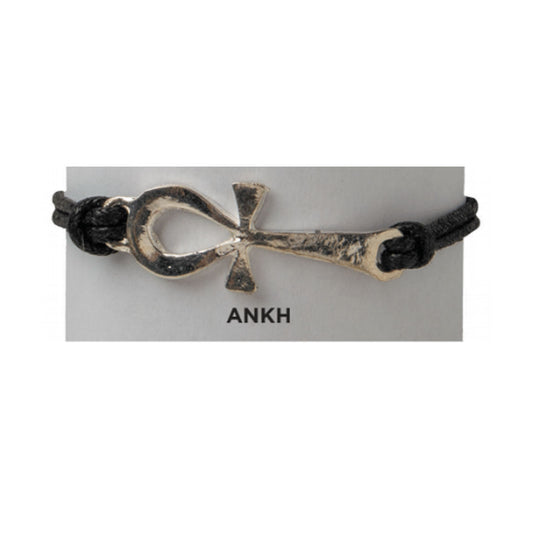 Pewter Cartouche Bracelet - ANKH