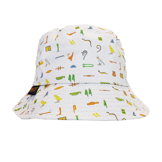 Hieroglyphics Sublimated Bucket Hat