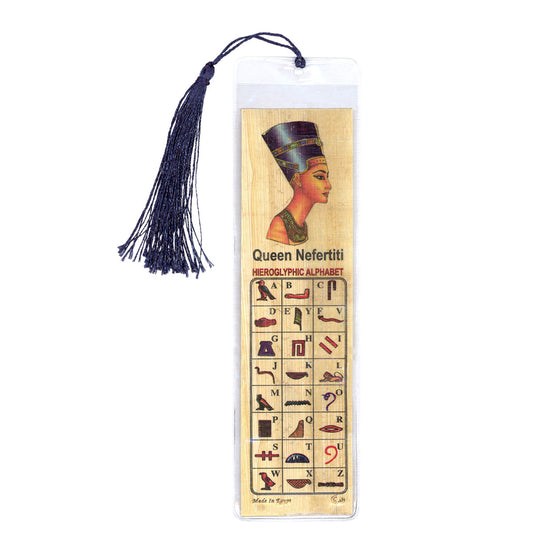 Hieroglyphic Alphabet Bookmark