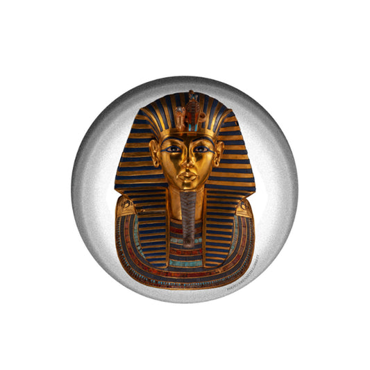 Death Mask Crystal Dome Paperweight